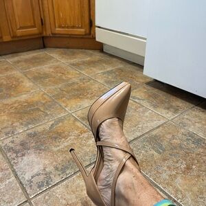 Elegant Nude High Heel Pumps